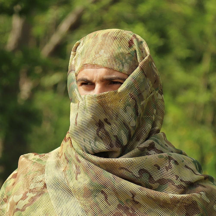 SFVS 2.0 Multicam Camo Net Scarf, Size M