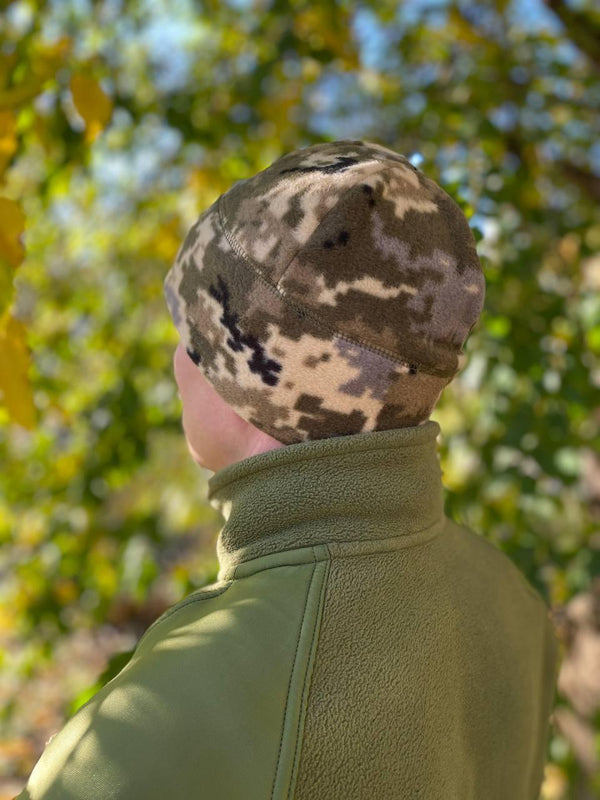 Fleece Beanie Hat (Multicam) (Pixel) (Olive) (Black)