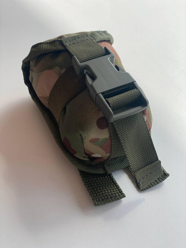 Button Closure Grenade Pouch (Pixel Camo) (Olive) (Multicam)