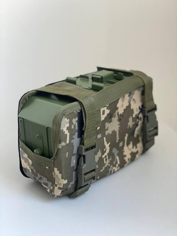 Open Ammo Pouch for PKM Box (Upgraded for Machine Gunner) - Pixel Camo