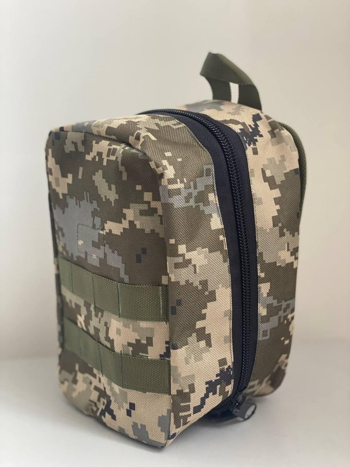 Medical Kit Pouch with Tear-Off Back (Pixel Camo)