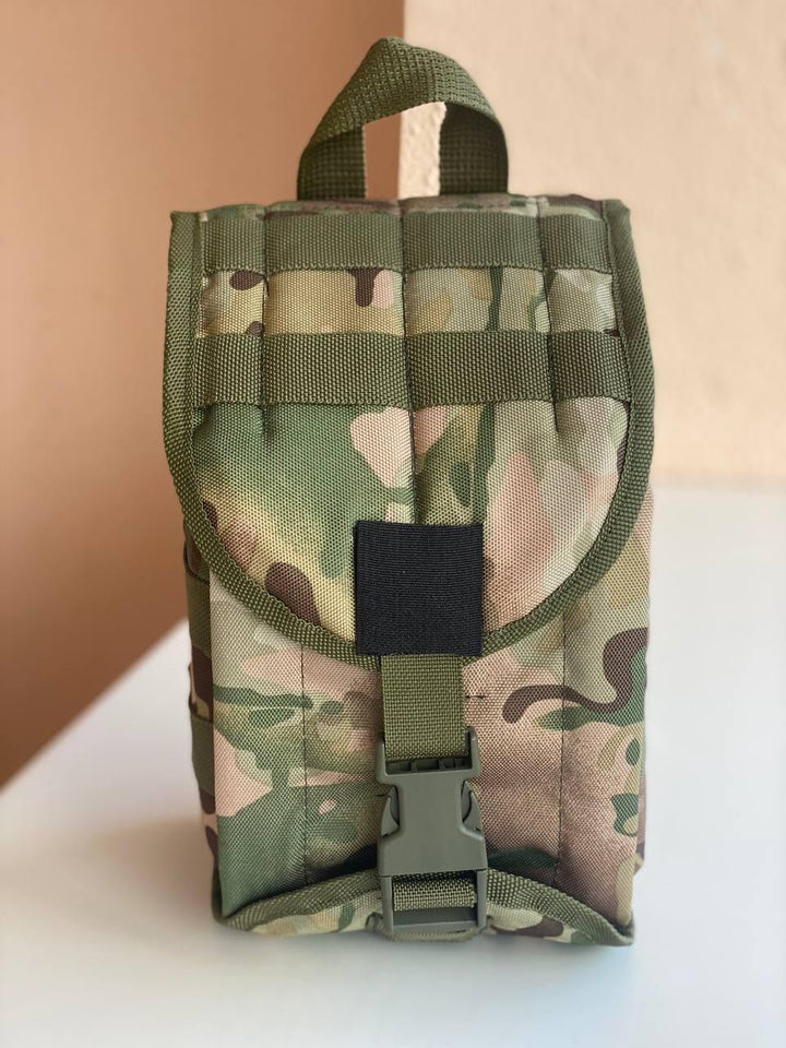 Tactical Medical Pouch with Tear-Off Back (Multicam) (Olive)