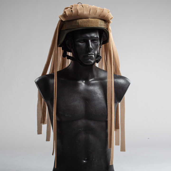 Coyote Camouflage Head or Helmet Cover