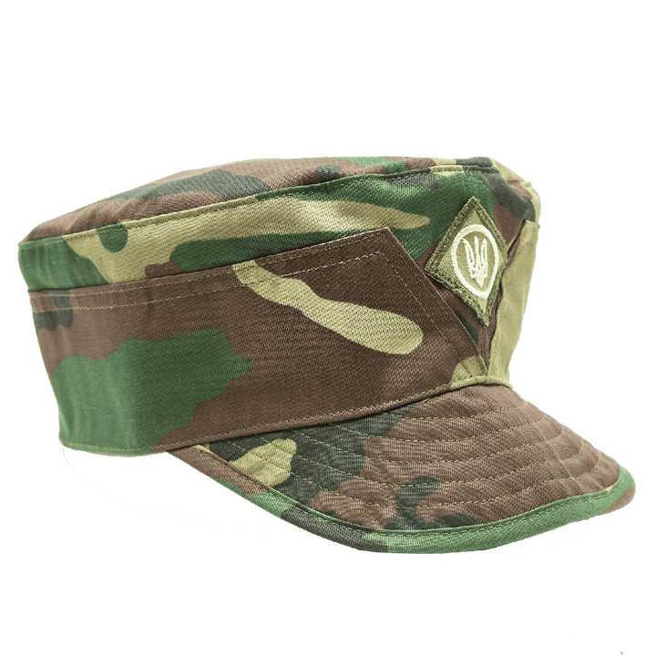 Brotherhood Bullets Woodland Trident Cap for Armed Forces Tactical Use
