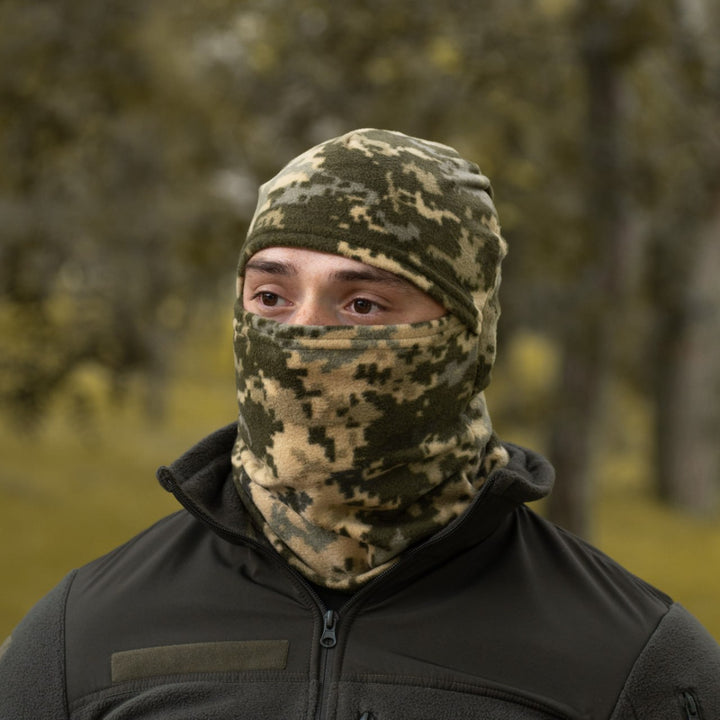 MOLLE Fleece Pixel Balaclava Helmet Liner