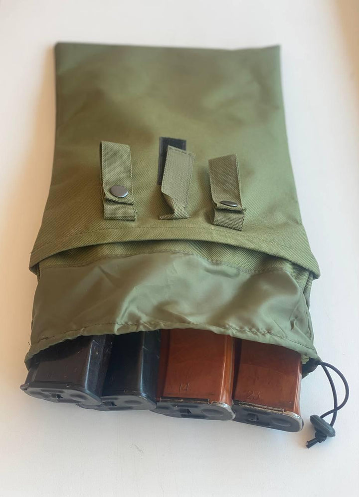 Olive Dump Pouch for Magazines
