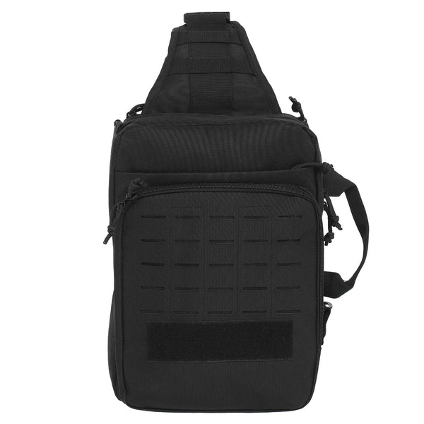 Silver Knight 8L Black Sling Bag