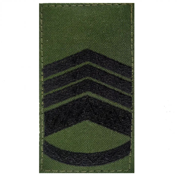 Master Sergeant Rank Insignia Patch - Olive Drab