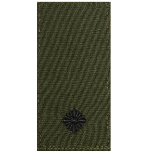 Junior Lieutenant Shoulder Patch with Velcro, Olive Drab