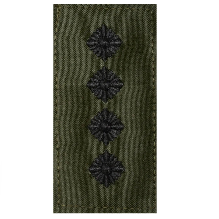 Captain Rank Insignia Patch, Olive Drab