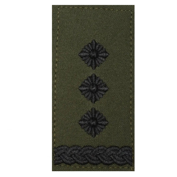 Colonel Rank Insignia Patch, Olive Green