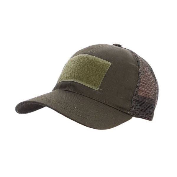 Tactical Baseball Cap with Velcro and Mesh, Olive Green