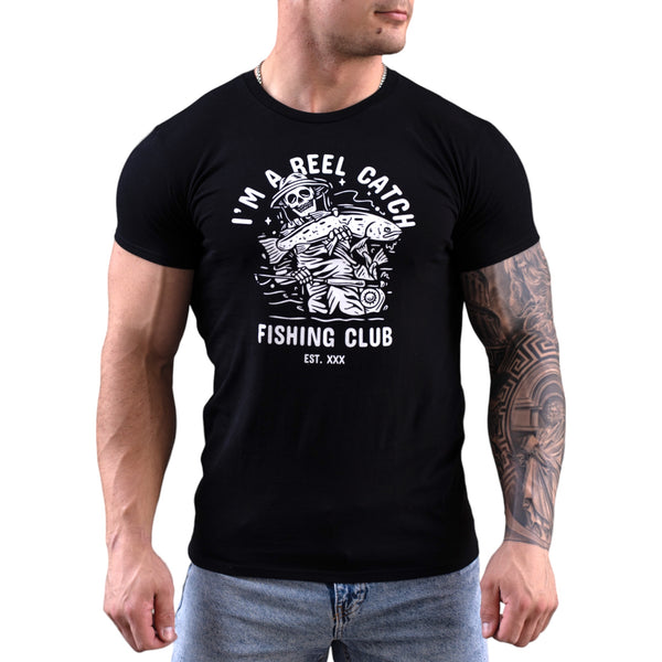 GRIZZLY Fishing Reel T-Shirt, 2XL