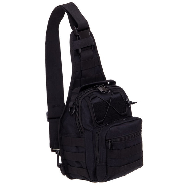 Silver Knight Tactical Sling Bag 6L - Black