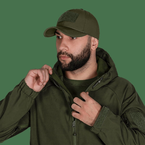 Tactic SoftShell Baseball Cap in Olive Green