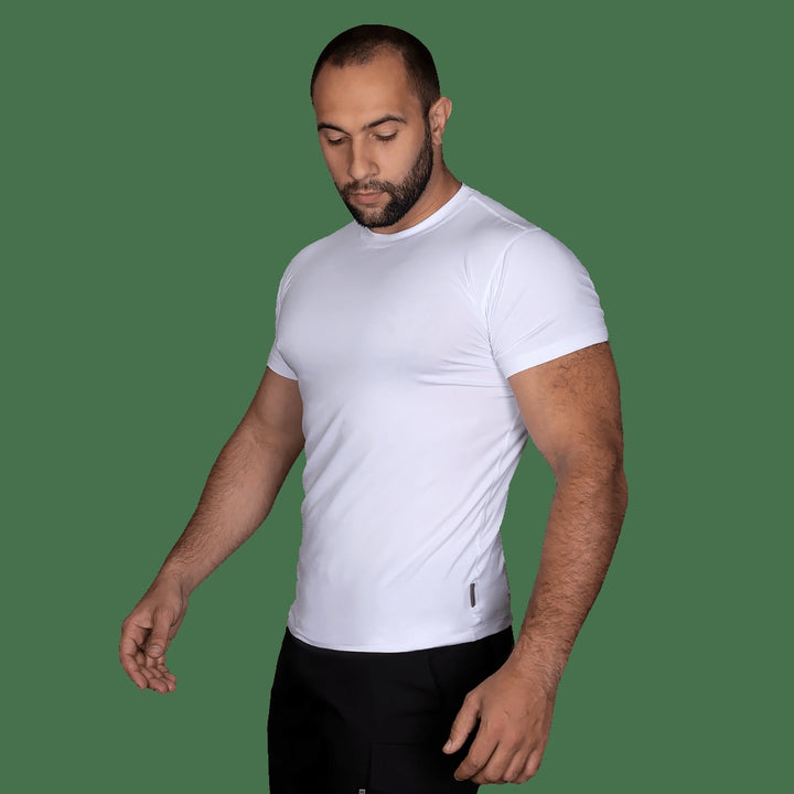 White Modal T-Shirt, Size S