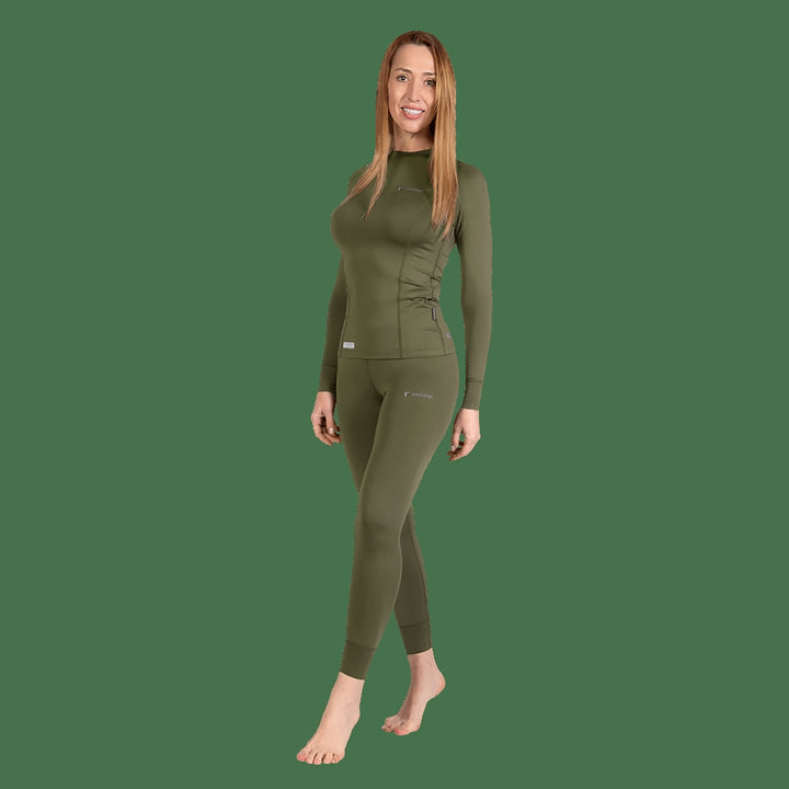 Pani LVL1 Base Layer Set Olive, XS