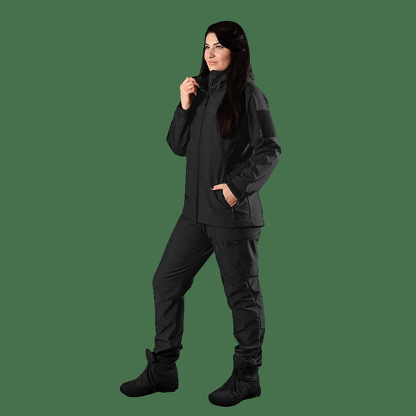 Pani SoftShell Jacket and Pants Set, Black