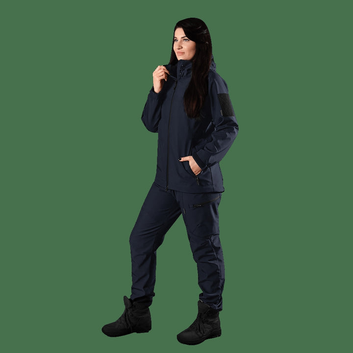Pani SoftShell Jacket Set, Dark Blue