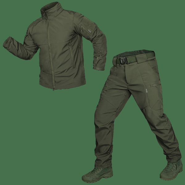 Stalker Phantom SoftShell Suit, Olive Green
