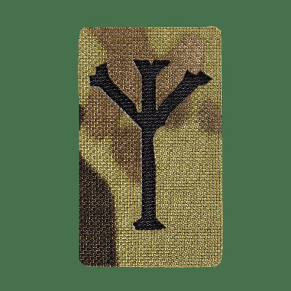 Camotec Algiz Rectangular Patch 5" x 3" Multicam