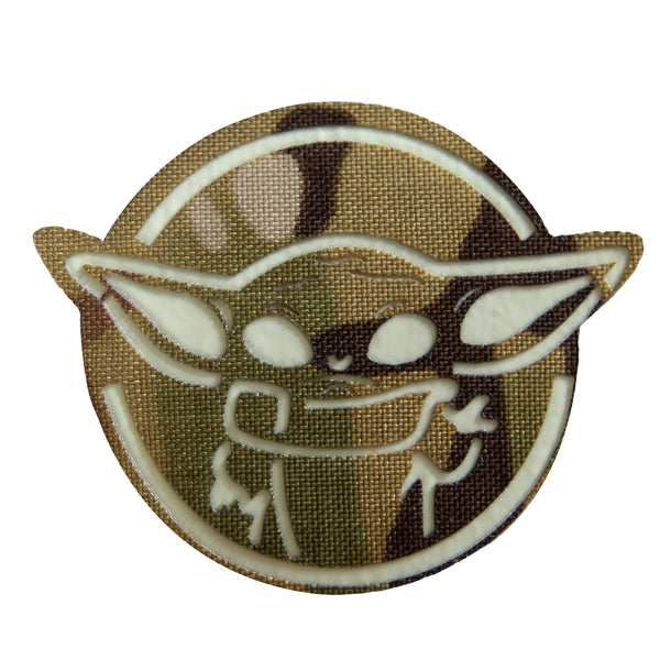 Camotec Baby Yoda/Grogu Patch 6.5" x 8" Multicam/Luminescent