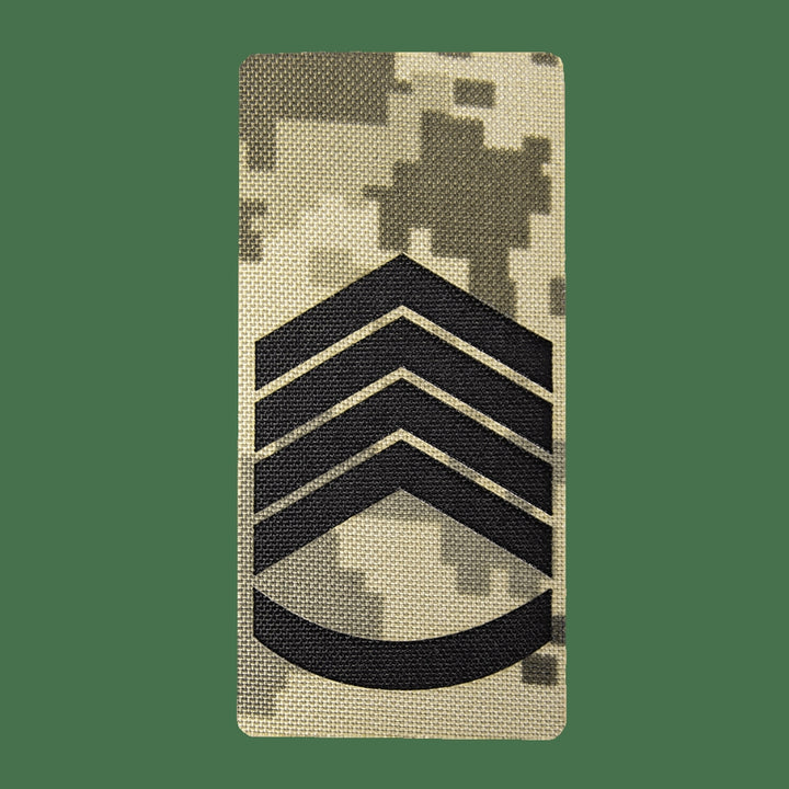 Camotec Chief Sergeant Epaulet, 5" x 10", Pixel Camo