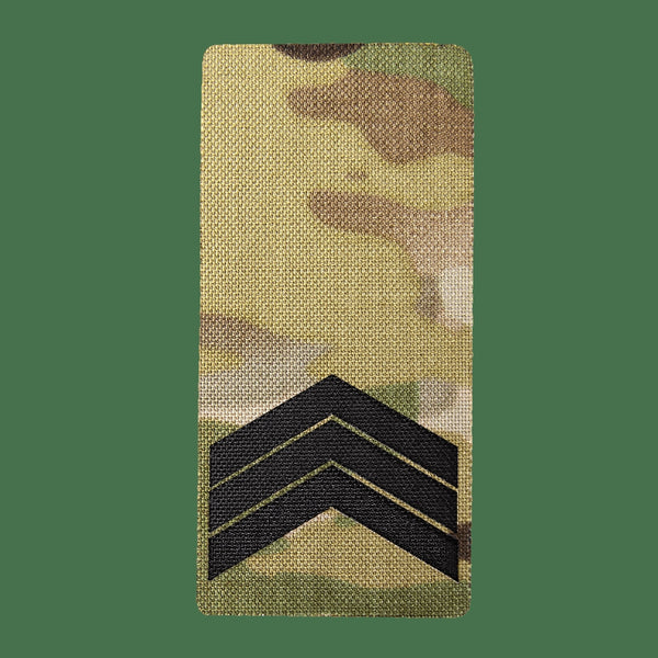 Camotec Sergeant Epaulet, 5" x 10", Multicam