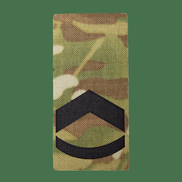 Camotec Sergeant Rank Insignia Patch, 5" x 10", Multicam