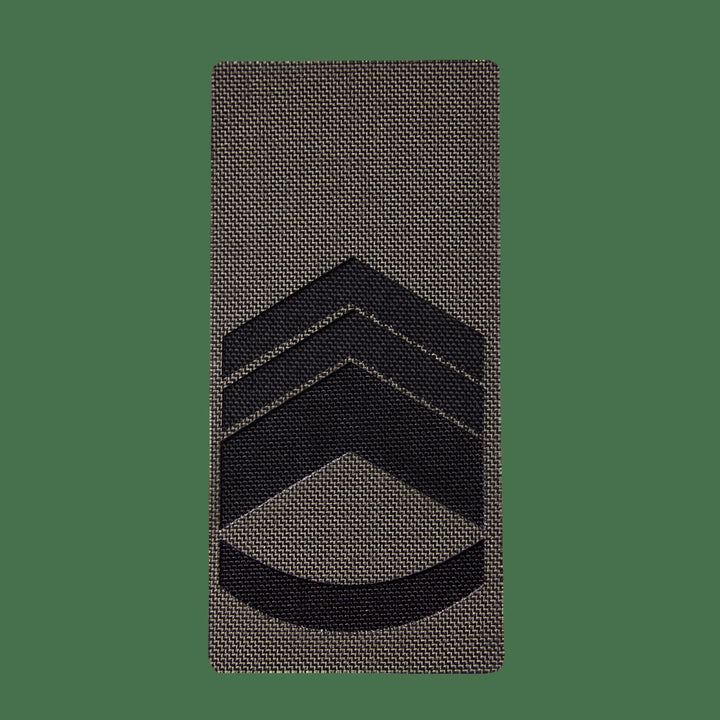 Camotec Senior Master Sergeant Epaulet, Olive, 5" x 10"
