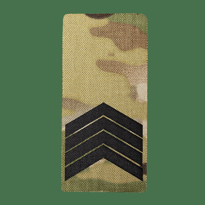 Camotec Senior Sergeant Epaulet, Multicam, 5" x 10"