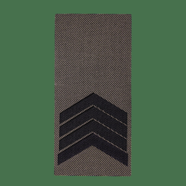 Camotec Senior Sergeant Epaulet, Olive Green, 5" x 10"