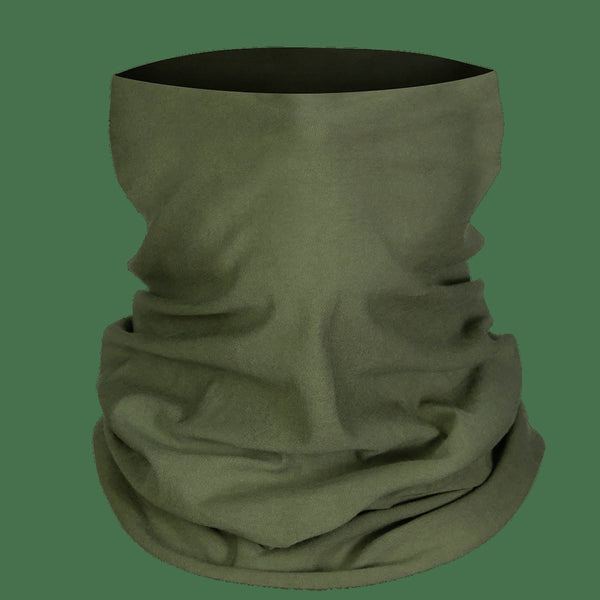 Eco 100% Cotton Olive Neck Gaiter