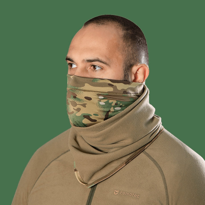 WarmFlex 2.0 Fleece Tube Scarf in Multicam/Tan