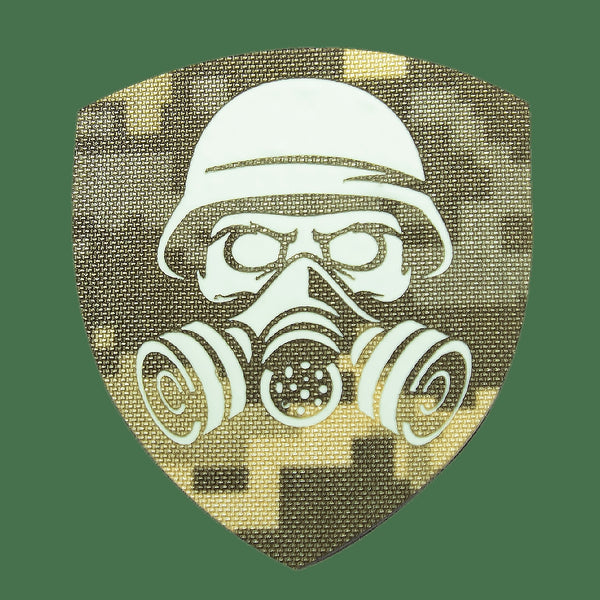 Camotec Chem Soldier Chevron (2.8" x 3.1") Pixel/Lumin (9019)