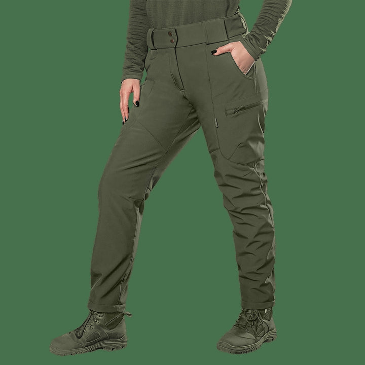 Pani SoftShell Pants, Olive Green