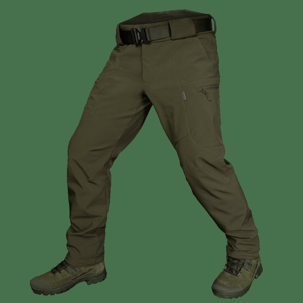 Olive Soft Shell Mesh Pants