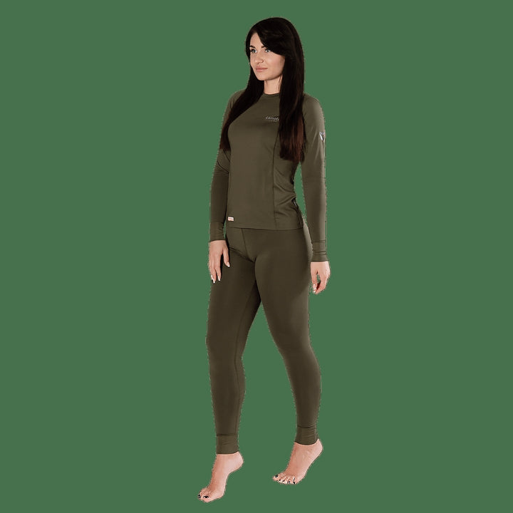 LVL1+ Pani ThermoGrid Thermal Underwear, Olive, XS