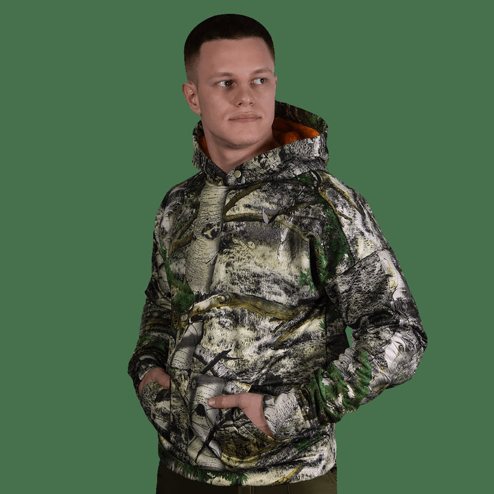 Basic Sequoia Winter Hoodie in Orange