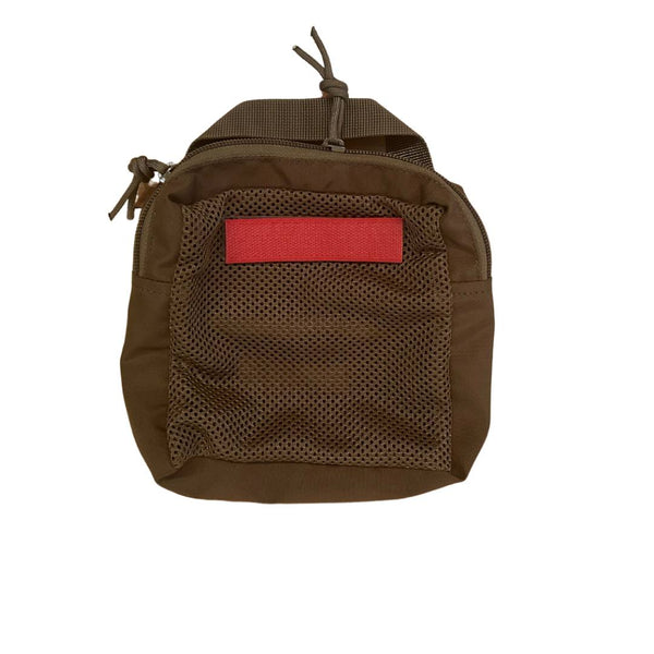 Small Red Striped Medical Bag