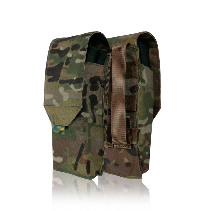 KIBORG GU Double Mag Pouch, Multicam, Fits Two Magazines