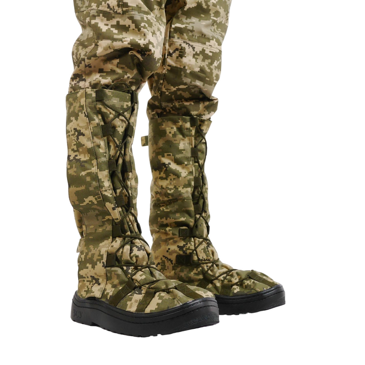 Waterproof Shoe Covers in Pixel Camo