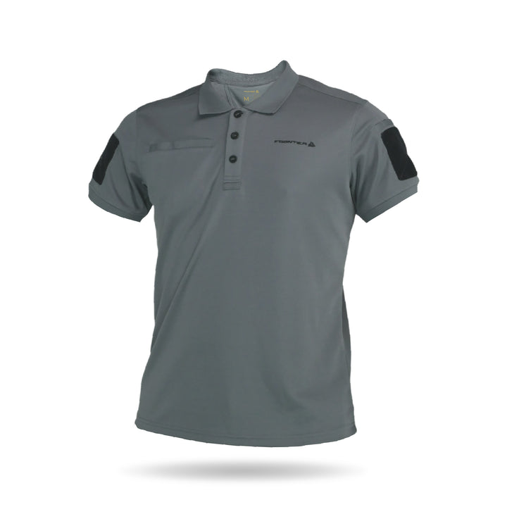 Frontier Milvus Graphite Anatomical Polo Shirt