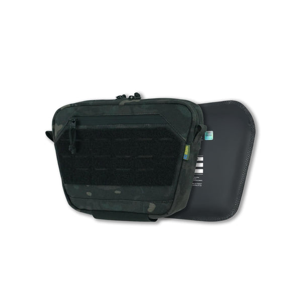 Militex GU Black Multicam M Kiborg Tactical Bag with Level 2 Ballistic Insert