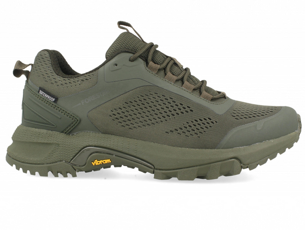 Forester Low Waterproof Sneakers in Khaki with Vibram Sole