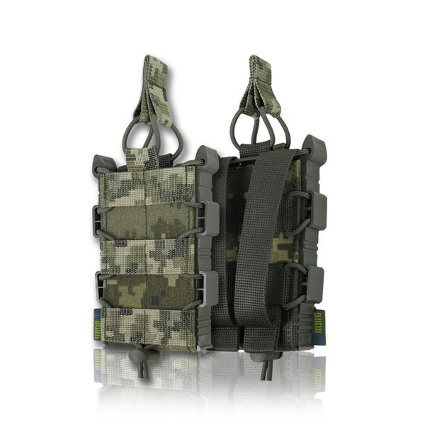 Kiborg GU Single Mag Pouch, Pixel Camo, Reinforced Design