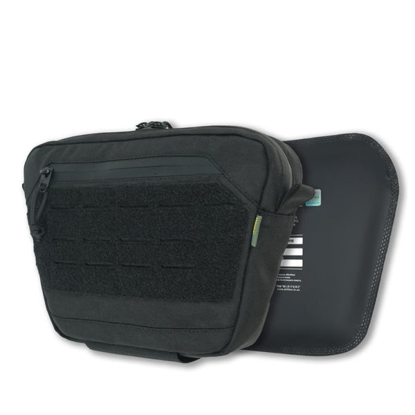 Militex XL Kiborg Tactical Vest with Level 2 Ballistic Protection, Black