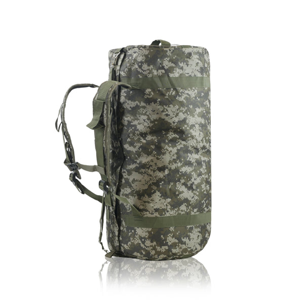 100L Nylon Duffle Bag - Pixel Camo