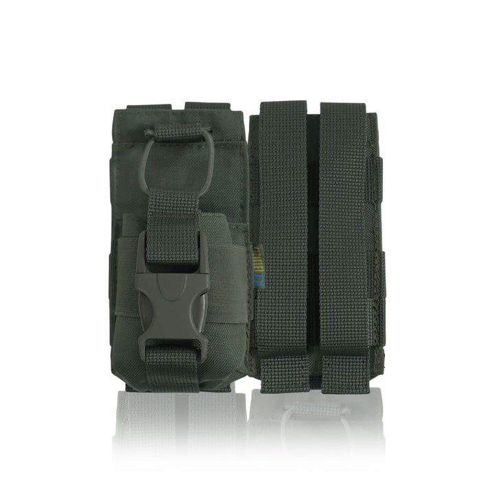 KIBORG GU Tactical Radio Pouch in Khaki