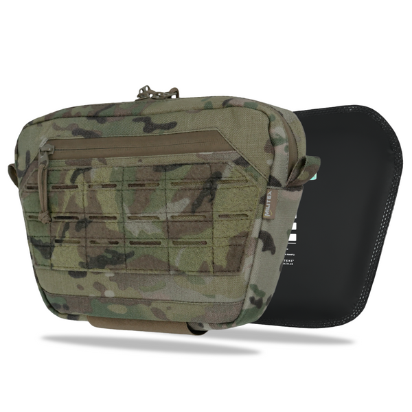 Militex XL Cordura Tactical Vest with Level 2 Ballistic Protection, Multicam